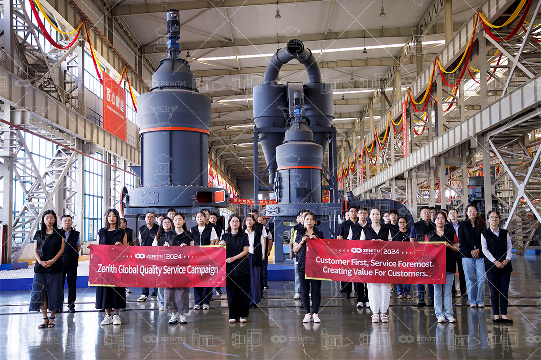 MTW European Trapezium Mill processing limestone in an industrial setting